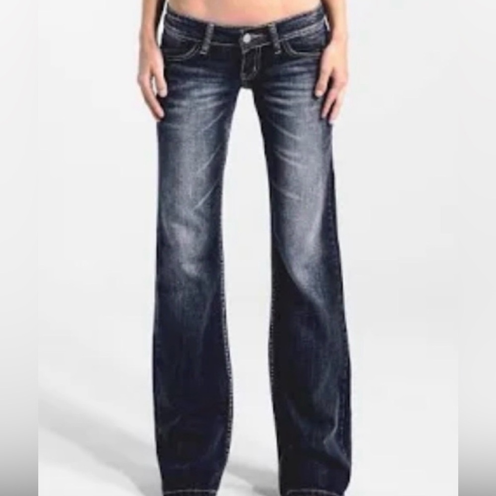 Moussy low rise wide leg Jeans